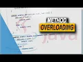 Java Tutorial 19 - Overloading Methods in Java