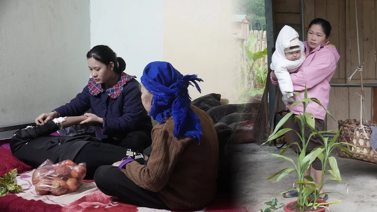 When Uncle Chu's son had an accident, Yen went to visit him to check on his health - Single Mom