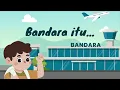 Download Lagu Bandara, Tempat untuk Bepergian Naik Pesawat Terbang | BANDARA ITU... | Video Edukasi