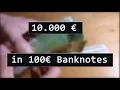 How 10000 Euro looks like in 100 Euro banknotes