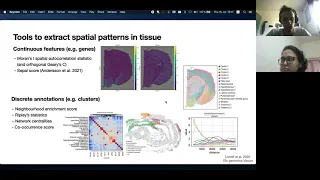 Squidpy a scalable framework for spatial single cell - Giovanni Palla