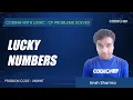 UNWNT Lucky Numbers Coding with Logic CP Problems Solved Easy