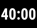 40 Minute Timer with Alarm No Ads