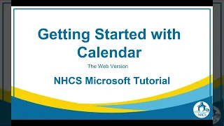 Getting Started with Outlook Calendar