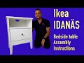 Ikea IDANAS Bedside table Assembly Instructions Effortless Assembly Ikea IDANAS Step-by-Step Guide