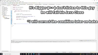 How To Create a JAVA Infinite Loop on ECLIPSE