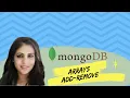 MongoDB Arrays - ADD or REMOVE