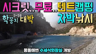 거제 여차몽돌해변 텐트 캠핑 차박 낚시, 3~5월 학꽁치 대박, 시크릿한 항구 몽돌해변, 항구낚시, 바다낚시, 캠핑카여행 차박노지 탐방, 거제도차박 거제도낚시 썸네일