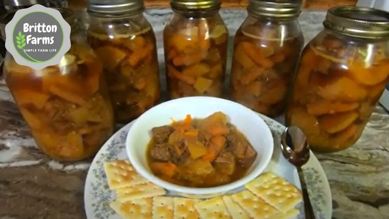 Canning Beef Stew Presto Electric canner