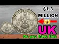 Rare British One Shilling Coins 1948 1949 1950 Value King George VI Old UK Coins Worth Money