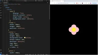 Flower HTML CSS Tutorial Beginner