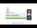 Java Part-39 Java Thread example by Extending Thread class Gujarati