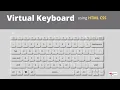 Keyboard Design Full - VSClass Online HTML CSS tutorial for beginner