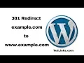 How to add 301 Redirect from non www to www for Wordpress
