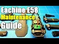 Eachine E58 Wifi FPV Drone Maintenance Guide With Full Disassembly of DJI Mavic Pro Clone