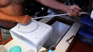 Ep 157 | Little Job Turns into a Big Job, Complete New Fridge Install in Tahiti, French Polynesia