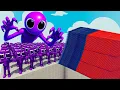 Download Lagu 200x PURPLE RAINBOW FRIEND + 1x GIANT vs EVERY GOD - Totally Accurate Battle Simulator TABS