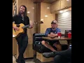 Scotty McCreery Why You Gotta Be Like That Same Truck Facebook Live Celebration from bus