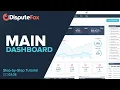 DisputeFox - Main Dashboard Overview
