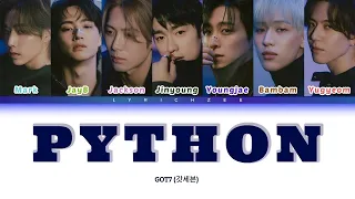 GOT7 - PYTHON Color Coded HAN ROM INDO