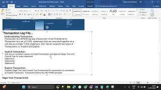 SQLSession20 Transaction Log Architecture WAL Concept Implicit vs Explicit Log Records Explained