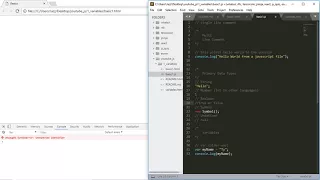 Ty Teaches Javascript Basics part 1