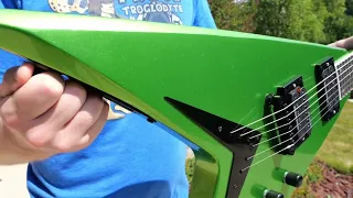 i bought the new kramer and then this happened dave mustaine alien tech green vanguard review