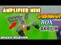 Lagu Amplifier mini elegan PAM 8403 dengan box akrilik suaranya boleh di adu