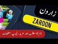 Download Lagu ZAROON name meaning in urdu \u0026 English with lucky number | ZAROON Islamic Baby Boy Name | Ali Bhai