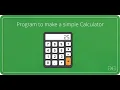 Simple Calculator using programming in Python Pycharm Python
