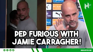 Pep FURIOUS with Jamie Carragher over Erling Haaland comments