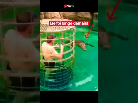 Esse Homem foi longe Demais com um CROCODILO gigante #Shorts