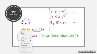 Python Repetition Structure While Loop Week 4 lecture 7