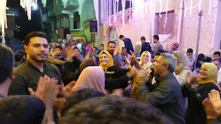  رقص ام العريس واخوته على الطبل البلدي ومزمار بلدي اولاد  هاشم دندنها