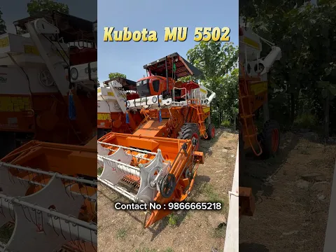 Kubota mu 5502 harvester review | Kubota mu 5502 customer review