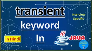 Transient keyword in Java In Hindi Pradeep Nailwal