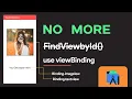 View Binding in Android view binding android in hindi view binding android studio