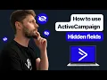 ActiveCampaign HIDDEN FIELDS Track Traffic and Block Bots