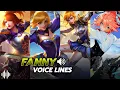 Download Lagu Fanny Voice lines \u0026 Title - Old Fanny,  Revamp, Lightborn Ranger and Blade of Kibou #MobileLegends
