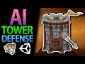 Simple Tower Defense AI in Unity Place Towers Fire Projectiles