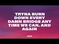 Tate McRae - exes (Lyrics)