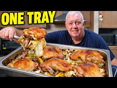 One Pan Roast Chicken with Bacon and Cabbage