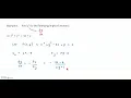 MAT 235 - Partial Differentiation for Implicit Functions Example 1