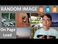 Random Image On Page Load On Click Using HTML CSS JavaScript HTML Project - 9