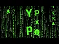 looping matrix style Cyrillic alphabet code rain effect