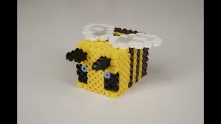 DIY perler bead Minecraft Bee
