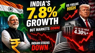 India's 7.8% GDP growth, falling Nifty Sensex, rising US Bond yield, Fed money printing Explained