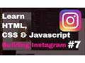 Learn HTML CSS and Javascript By Building Instagram - Finishing Card Footer