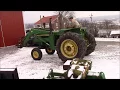 Tractor Tire Chain Install