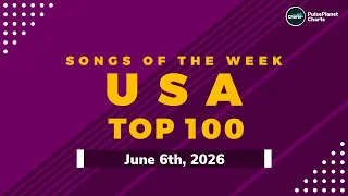 us hot 100 top singles this week bubbling under hot 100 june 6th 2026 